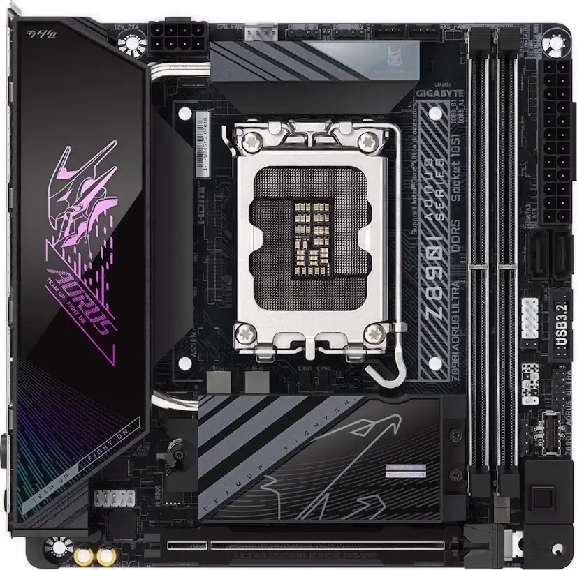 Montaje Placas Base Gigabyte Z890I AORUS ULTRA Gaming PC El Berrueco Montaje Placa Base Gigabyte Z890I AORUS ULTRA Gaming PC El Berrueco
